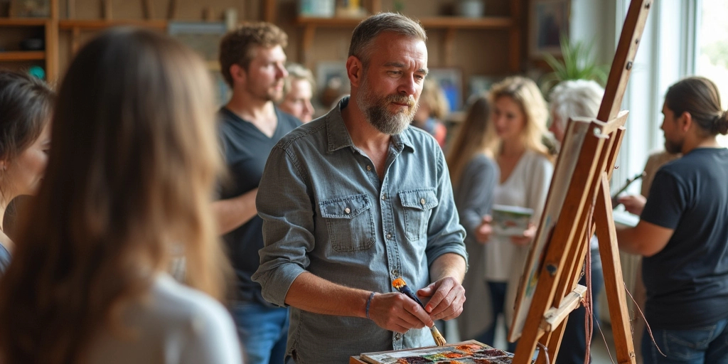 Artiste vendant sur Mosaik