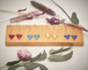 Boucles d’oreilles fanion - série 1