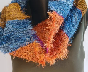 Cache cou Boucle d'Inde - Zoomé